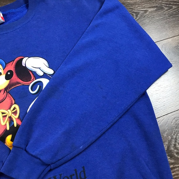 Mickey, Inc Walt Disney World Mickey Mouse Sorcerer 25th Anniversary Sweater XL - Picture 8 of 8